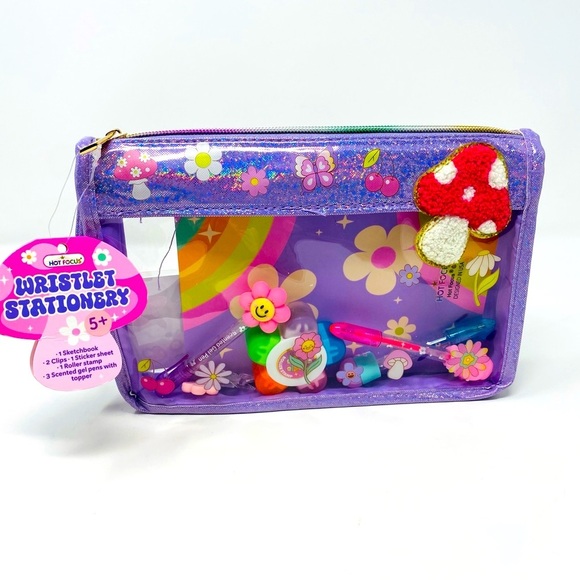 Hot Focus Purple Wristlet Stationery Set - Picture 1 of 7